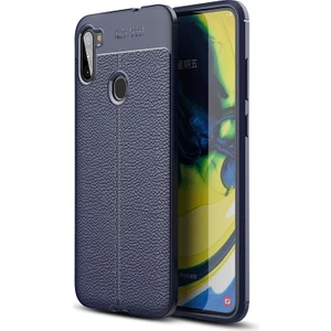 Kny Samsung Galaxy M11 Kılıf Deri Desenli Lux Niss Silikon