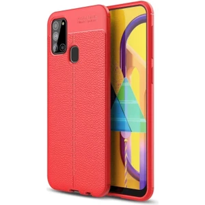 Kny Samsung Galaxy A21S Kılıf Deri Desenli Lux Niss Silikon