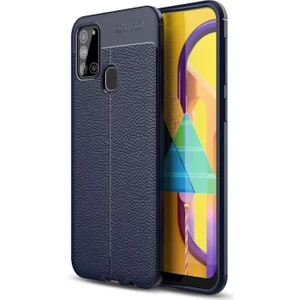 Kny Samsung Galaxy A21S Kılıf Deri Desenli Lux Niss Silikon