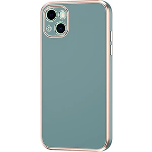 Kny Apple Iphone 13 Kılıf Renkli Parlak Kenarlı Laser Bark Silikon