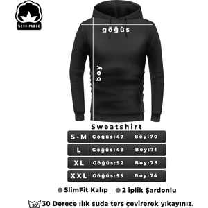 Moon Phases Baskılı Sweatshirt