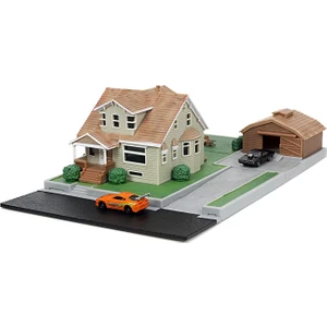 Jada Toys Hızlı ve Öfkeli Nano Scene Dom Toretto's House Diorama Set