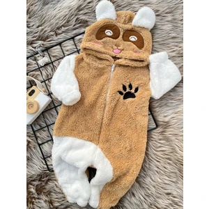 Welsoft Peluş  Fermuarlı Kışlık Panda Bebek Uyku Tulumu