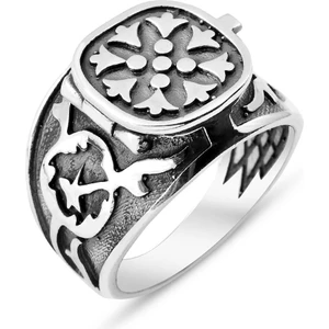 925 Ayar Gümüş Kapaklı Yüzük