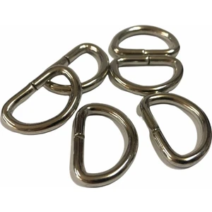 D Metal Halka, Çanta Sapı Için D Halka  2 cm 5 Adet