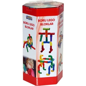 HC1018 Boru Yapı Blokları 72 Parça -Halitcan Oyuncak