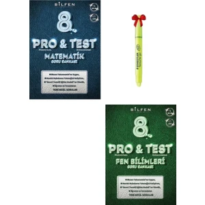 Bilfen Yayınları LGS 8. Sınıf Protest Matematik ve Fen Bilimleri Soru Bankası