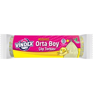 Cop Torbası Büzgülü Orta Boy Limon Kokulu