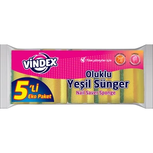 5'li Eko Düz Sünger