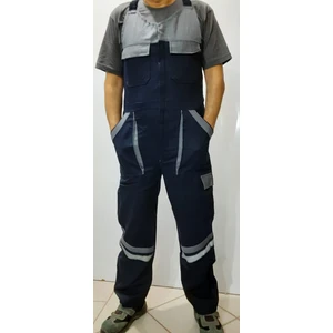 Askılı Tulum Lacivert& Gri