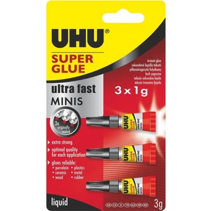 Uhu Japon Yapıştırıcı Super Glue 3 Lü Mini
