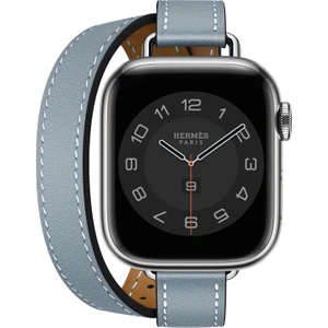 Hermes Kordon Double Attelage Apple Watch 38/40/41MM Uyumlu ( Logolu)