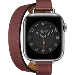Hermes Kordon Double Attelage Apple Watch 38/40/41MM ve s10 42mm Uyumlu ( Logolu)