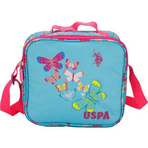 U.S. Polo Assn. Kelebek Desenli Mavi Beslenme Çantası PLBSÇ22176