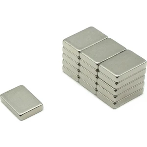 Güçlü Neodyum Mıknatıs Dikdörtgen 15x10x3 mm Daimi Mıknatıs (10 Adet)