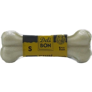 Deli Bon Deri Pres Kemik 12 cm S Boy 1li Vakum Beyaz x 6 Adet