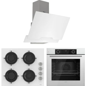 Fryart Cs Serisi Beyaz Ankastre Cam Set (D064 + CS206 + XE63CB)