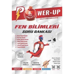Nartest Yayınevi 8. Sınıf Power-Up Fen Bilimleri Soru Bankası