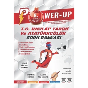 Nartest Yayınevi 8. Sınıf Power-Up Inkilap Tarihi Soru Bankası