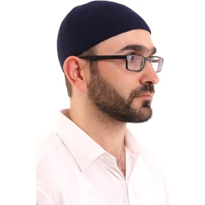 İhvan Online Kışlık Yün Takke - Lacivert