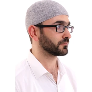 İhvan Online Kışlık Kadife Takke - Gri