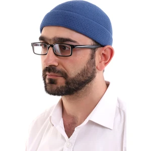 İhvan Online Kışlık Yün Takke - Mavi