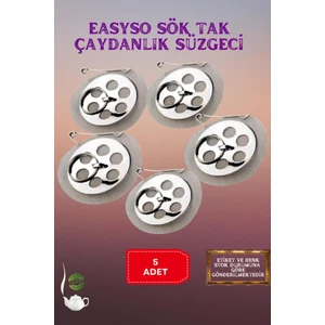 5 Adet Çaydanlık Içi Süzgeç Demlik Içi Çay Süzgeçi