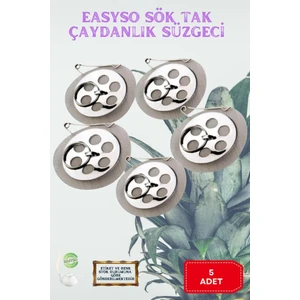 Eva 5 Adet Çaydanlık Içi Süzgeç Demlik Içi Çay Süzgeçi