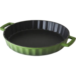 Döküm Yuvarlak Tepsi. Çap 30CM. - Yeşil