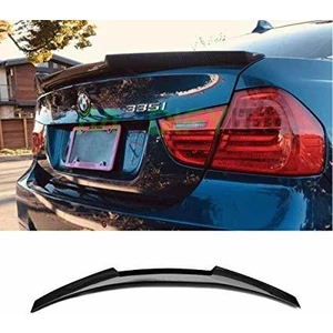 Bmw E90 m3 bagaj üstü spoiler yarasa tip pianoblack boyalı 2006 / 2012