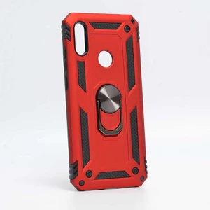 Kip GSM Huawei Y6S 2019 Kılıf Zore Vega Tank  Sert  Yüzüklü Standlı Zırh Koruma Kapak