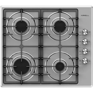AR-639L Yandan Düğmeli Gaz Emniyetli Döküm Izgaralı Inox Setüstü Ocak
