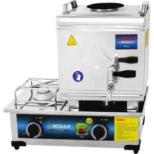 15 Lik Doğalgazlı 10 Litre 1 Demlikli Çay Kazanı