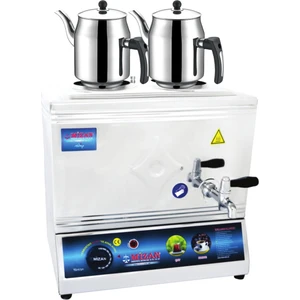 25 Lik Elektrikli 20 Litre 2 Demlikli Çay Kazanı Hediyeli