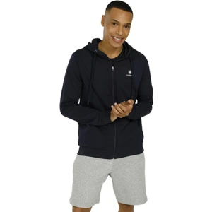 Full Zip Basic Erkek Lacivert Kapüşonlu Ceket