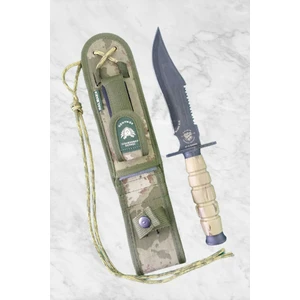 Outdoor Bıçak Mutfak Bıçak Komando Rambo Kamp Av Bıçak Çakı Kılıflı (30 Cm)