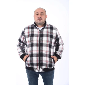 Büyük Beden Dik Yaka Sweat Oduncu 22219-GRI