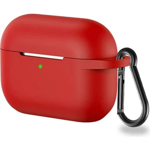 Apple Airpods Pro Için Standart Askılı Silikon Kılıf Kırmızı
