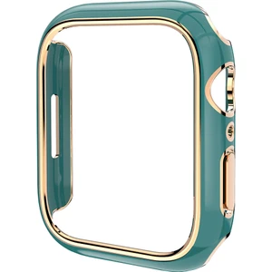 Apple Watch 7 41 mm Için Seramik Görünümlü Kasa Koruyucu Gard Kapak