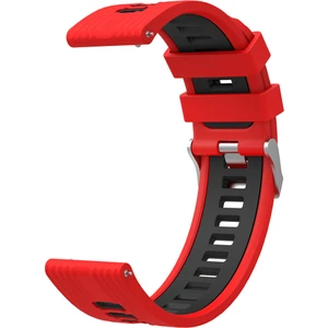 Samsung Galaxy Watch 4 Classic 46 mm (20 Mm) Için 2 Renkli Kademeli Silikon Kordon-Kayış Krd-55