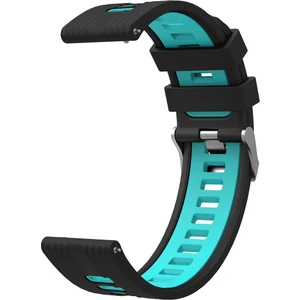 Samsung Galaxy Watch 4 Classic 46 mm (20 Mm) Için 2 Renkli Kademeli Silikon Kordon-Kayış Krd-55