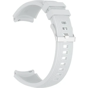 Samsung Galaxy Watch 46MM (22MM) Için Çizgili Silikon Kayış-Kordon