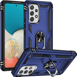 Samsung Galaxy A53 Kılıf Çift Katmanlı Yüzüklü Manyetik Vega Kapak