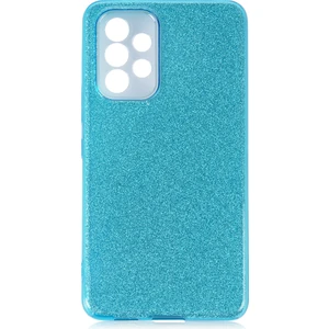 Samsung Galaxy A23 Kılıf Simli Parlak Shining Silikon