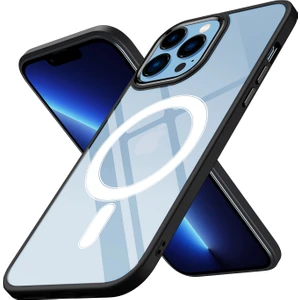 Apple iPhone 12 Pro Max Kılıf Parlak Kamera Korumalı Renkli Kenarlı Magsafeli Krom Kapak
