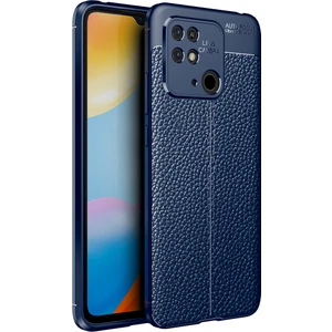 Xiaomi Redmi 10C Kılıf Deri Desenli Lux Niss Silikon