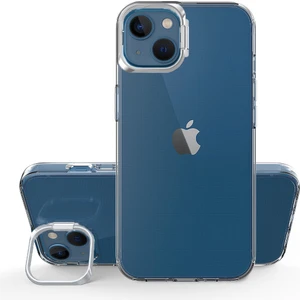 Apple iPhone 13 Kılıf Renkli Kamera Standlı Şeffaf Skuba Kapak