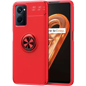 Oppo A96 Kılıf Yüzüklü Manyetik Ravel Silikon