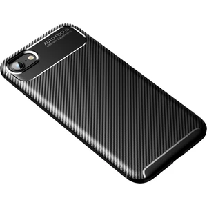 Aqua Aksesuar Apple iPhone Se 2020 Kılıf Rugged Armor Karbon Desenli Tam Koruma Silikon Kapak