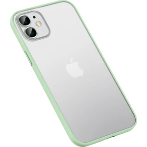 Apple iPhone 12 Kılıf Renkli Kenarlı Kamera Lens Koruyuculı Retro Kapak